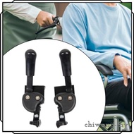 [ChiwanjifcMY] 2Pcs Wheelchair Brake Replaces Spare Part Professional Wheelchair Wheel Lock