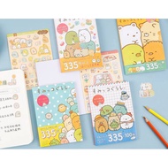335Pcs San-x Sumikko Gurashi Collection Memo Stickers Diary Stickers Pack Posted It Kawaii Planner Scrapbooking Office School student Supplies kids stationery gift