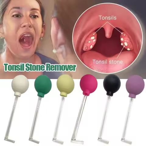 Tonsil Stone Remover Tool Manual Style Remover Mouth Cleaning Care Tool Tonsil Stone Suction Ball Ma