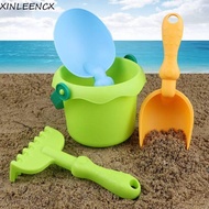 XINLEENCX 1 Set Beach Sand Play Toys, Bucket ABS Beach Bucket Toys, Sand Bucket Pit Tool Portable Li