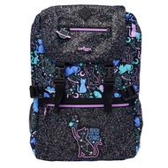 Smiggle Black cat Wild Side Attach Foldover Backpack for kids QN3R