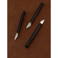 Austria Powder Steel M390 Carving Knife Pencil Knife Leather Cutting Knife Handmade DIY Leather Tool