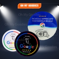 Google Review Tapp Card - Boost Business Reviews Quickly | High-Quality PVC Reusable Smart Tap for i
