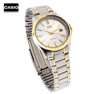 Velashop นาฬิกาข้อมือผู้หญิง Casio  สายสเตนเลส รุ่น LTP-1183G-7ADF - Silver/Gold, LTP-1183G-7A, LTP-1183G