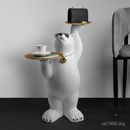 Living Room New Home Decoration Large Storage Polar Bear Floor-standing Gift Creative Decoration Hom