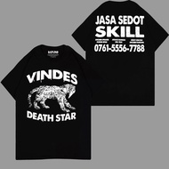 VINDES DEATH STAR - SKILL SUCTIONJasa VINDES DEATH STAR T-SHIRT/ TDS BAND T-SHIRT/ TEENAGE DEATH STA