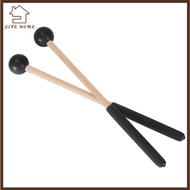 YELGIRL Percussion Mallet​, ​Wood Handle​ White/Blue/Black ​Multifunctional Mallet​, ​8 Inch Length 