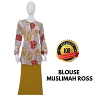 Blouse Muslimah Ross harga borong - blouse ironless