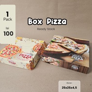 100 Pcs/ 25x25 / Pizza Box / Pizza Box / Pizza Box 25x25x5