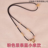 Necklace Rope Tangka Cloisonne Lanyard Amulet Rope Lanyard Lanyard Pendant Rope Pendant Bold Amulet 