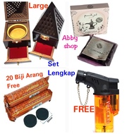 5 Mabkhara Set/ Starter Full Set includes 1 Mabkhara, 1 Bakhoor Dirham wardi, 2 packet of charcoal