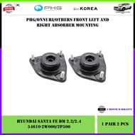 Hyundai Santa Fe DM 2.2/2.4 Korea Aftermarket Front Left And Right Absorber Mounting 1 Pair (54610-2
