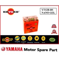 KOYOKO YT12B-BS NANO-GEL 0 (BT12B) 12V10AH/10HR KAWASAKI ZX DUCATI FZ6 XJ6 VMAX NANOGEL BATTERY BATE