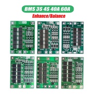 BMS 3S/4S 40A 60A Li-ion Lithium Battery Charger Protection Board 18650 For Drill Motor 11.1V 12.6V/