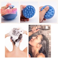 [risingmpS] Wheat Straw Shampoo Brush Tholy Clean Scalp Scalp Massage Simple Foam Head Massage Brush Shampoo Brush