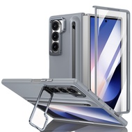 For Samsung Fold6 phone case lens holder pressure pen slot pen case film integrated anti drop Fold5 