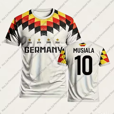 2026 Musiala No. 10 Special Edition Soccer Jersey/T-Shirt — Men's Germany Soccer Jersey/T-Shirt Kids
