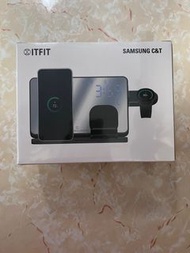 ITFIT by Samsung C&amp;T 三合一多功能無線充電板 (包括30W旅行充電器) ITFITPW06