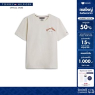 Tommy Hilfiger เสื้อยืด ผู้ชาย รุ่น MW0MW41475 Z00 - สีเบจ ทรง Regular