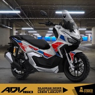 ADV 160 Striping UV Sticker Transparent Custom Sticker with Africa Twin Motif