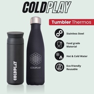 TERMOS COLDPLAY - TUMBLER THERMOS CUSTOM DESIGN LOGO COLDPLAY
