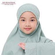Siti Khadijah Telekung Signature Sari Mas Kids in Iceberg Green