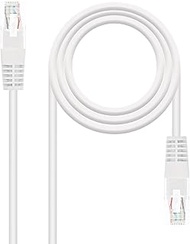 PRENDELUZ 2.0m White Cat.5e UTP AWG24 Network Cable Ideal for Internet Connections and Local Network