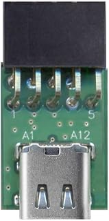 YC° CY Adapter Single Port USB 3.1 Type C USB-C Female to USB 2.0 Motherboard 9pin 10pin Header Adap