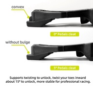 [LLK MALL]Bike Cleat Set Anti-Skid Bike Cleat Self-Locking Pedal Bike Pedal Lock Clip for Xpresso Lc