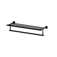 TOTO 黑色毛巾架 Combination Towel Shelf & Towel Bar TX726AES#MB