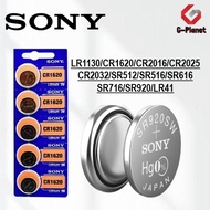 5PCS SONY BUTTON BATTERY CR/SR/LR 1130/1620/2016/2025/2032/512/516/616/716/920/LR41