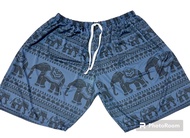 *ผลิตในไทย*กางเกงขาสั้น กางเกงลายช้าง พร้อมส่ง