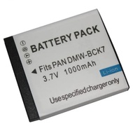 3.7V 1000mAh DMW-BCK7 NCA-YN101H SDBCK7 Camera Battery Pack For Panasonic DMC-FH7 FH25 FH27 FH5 FH8 