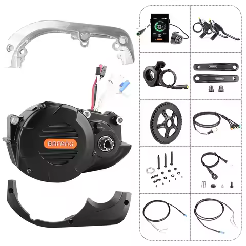 48V 52V 1000W Bafang M620 G510 CAN Mid Drive Motor eBike Conversion Kit with DPC18 Display