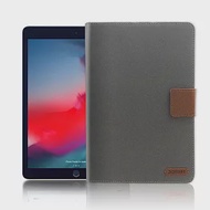 Xmart for 2019 Apple iPad Air 10.5吋 微笑休閒風皮套灰