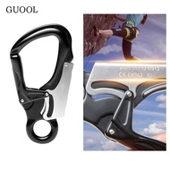 GUOOL Rock Climbing Rappelling Fall Arrest Carabiner with Snap Hook Clip 35KN