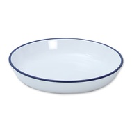 Retro Melamine Plate Deep 8.75 Inches