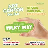 Custom Print Art Carton Paper Die Cut A3+ 210gsm 260gsm/ 310gsm