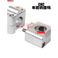 Motorcycle Accessories Modified Adapter Code 22mm to 28mm Reducer Handlebar Adapter Pressure Block F