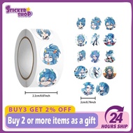 500pcs/Roll Cartoon Anime Anime Lung Pat-hei Sticker DIY Scrapbooking Phone Laptop Sealing Sticker
