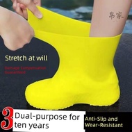 Waterproof Shoe Cover Non-slip Rain Shoe Cover Thickened Wear-resistant Outdoor Waterproof Shoe Cove