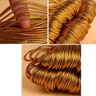 10 Meters Golden Color Rope 1.5MM Soft Ropes Party Hanging Tag Accessories Christmas Gift Box Ropes