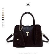 JIMS HONEY EDELYN BAG TAS WANITA HAND BAG JINJING TAS SLEMPANG FREE DOMPET KECIL