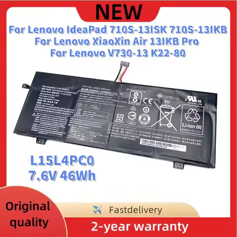 L15L4PC0 Laptop Battery For Lenovo IdeaPad 710S-13ISK 13IKB XiaoXin Air 13IKB V730-13 K22-80 Series 
