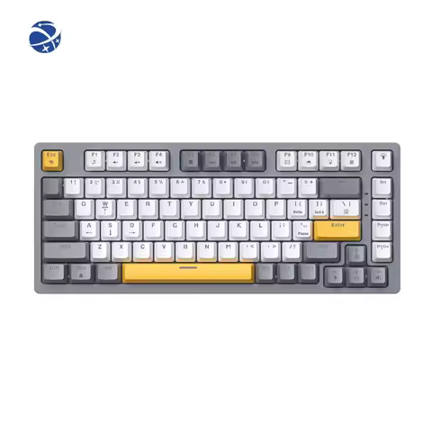 ZIFRIEND ZT82 Wired Rainbow 75% USB-C Hot Swappable Mechanical Keyboard 82 Keys TKL Gaming Keyboard 