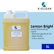 K-Clean Lemon Bright (Hand Dishwashing Liquid) 5L