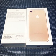 Apple iPhone 7 128GB 金色 空盒 Box