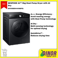 SAMSUNG BESPOKE AI™ 9kg Heat Pump Dryer with AI Dry DV90BB9440GBFQ