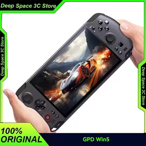 GPD Win5 AMD385/395 Handheld Gaming Console 7" 120Hz 1080P LTPS Screen M.2 2280 SSD Windows11 RGB Er