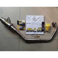 Knalpot Fullsystem Sj88 Stainless Pro Satria Fu Karbu Dan Fu Injeksi